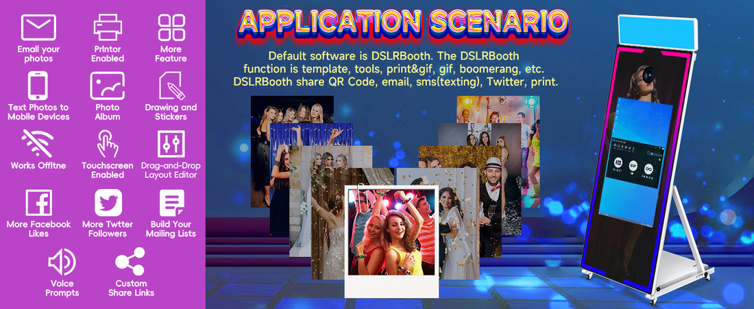 How to set up the mirror photobooth？
