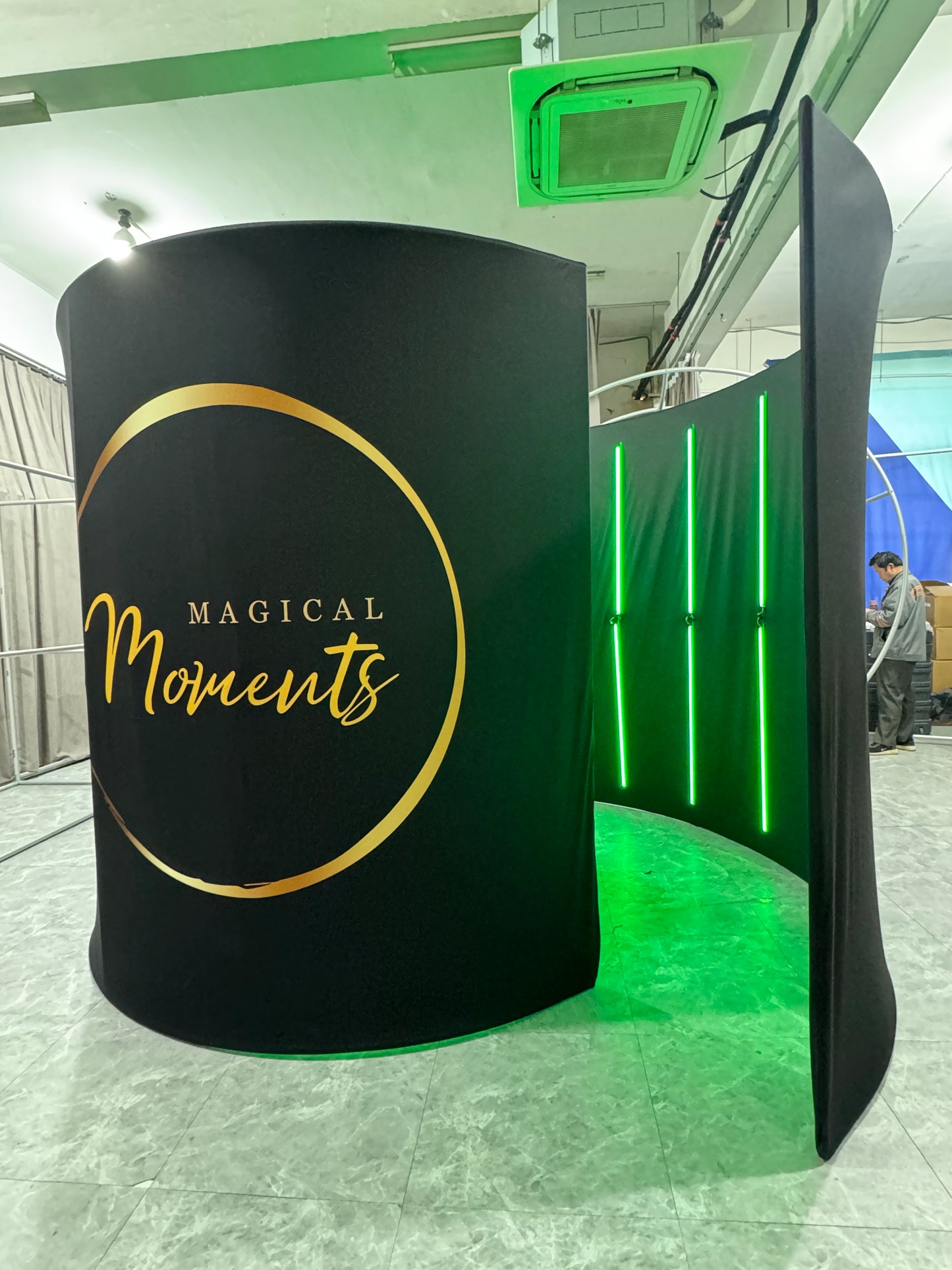 Customizable Led Backdrop for The 360 Photo booth Best Photobooth Backdrop